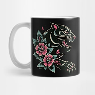 Black Panther Flash Tattoo Mug